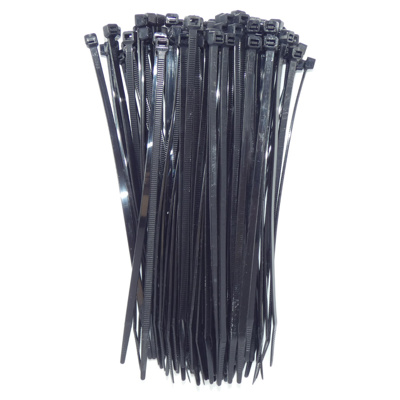 Cable Tie Black 200mm x 4.8mm