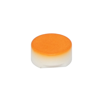 Orange Round Snap On Button