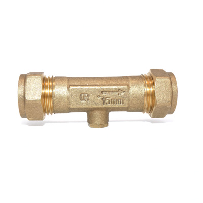 Double Check Valve Brass 15mm Compression