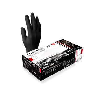 Absolute 100 Nitrile PF Black. X Large