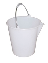12 Litre Bucket - White
