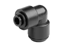 John Guest Reducing Elbow Connector 10mm x 6mm - Black
