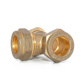 Brass Tee 15mm Compression with Brass Olives