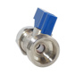 Shut-off Valve 3/4" BSP Male x 15mm Compression with Blue and Red Handles